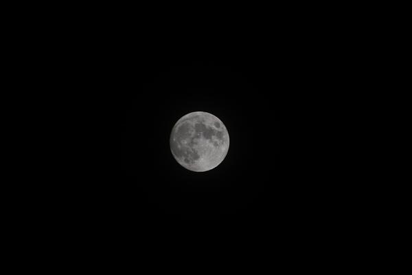 The moon.